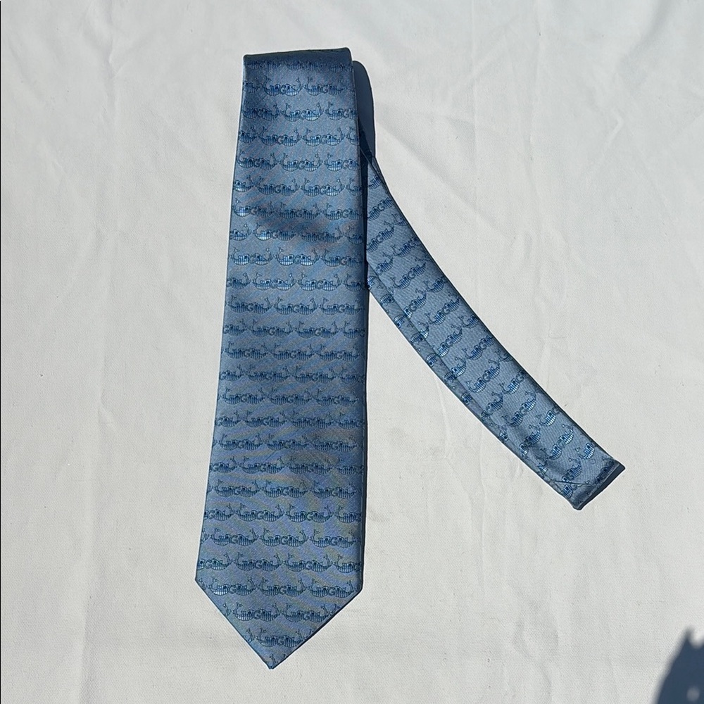 Gucci Blue Patterned Men's Tie